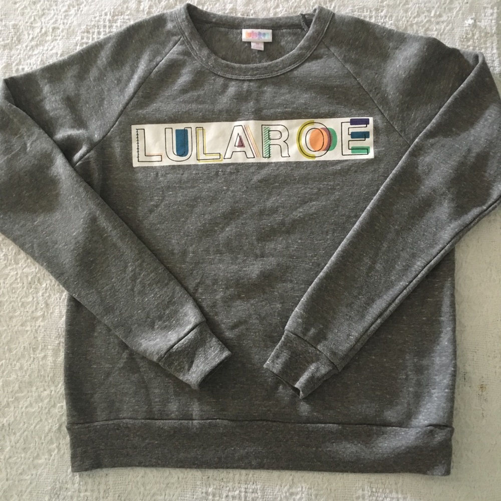 Lularoe Heather Gray Sweatshirt M
